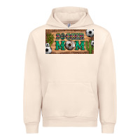 Sandshell soccer mom with ball and cactus and serape licanse plate Urban Hoodie - Artiststas