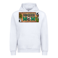White soccer mom with ball and cactus and serape licanse plate Urban Hoodie - Artiststas