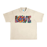 Sandshell love sunflower usa flag leopard Urban Heavy Tee - Artiststas
