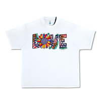 White love sunflower usa flag leopard Urban Heavy Tee - Artiststas