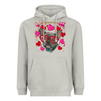 Moon Dust valentine's day french bulldog puppy Heavyweight Hoodie - RanaPortraitStore
