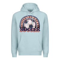 Blue Mist soccer rainbow Premium Hoodie - JahusDesignShop