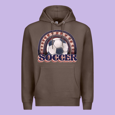 Soccer Rainbow Premium Hoodie Designed By Jahusdesignshop