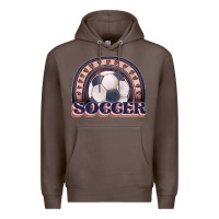 Coffee soccer rainbow Premium Hoodie - JahusDesignShop