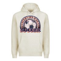 Oatmeal Heather soccer rainbow Premium Hoodie - JahusDesignShop