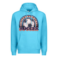 Ocean Blue soccer rainbow Premium Hoodie - JahusDesignShop