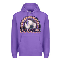 Purple soccer rainbow Premium Hoodie - JahusDesignShop