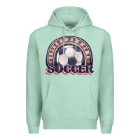 Seafoam soccer rainbow Premium Hoodie - JahusDesignShop