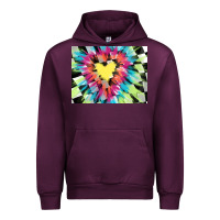 Mauve Wine tie dye hearth shaped race flag background 3200x2400 Urban Hoodie - AdoDesignShop