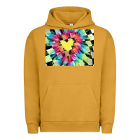 Pigment Peanut Butter tie dye hearth shaped race flag background 3200x2400 Urban Hoodie - AdoDesignShop