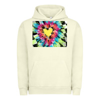 Pigment Pistachio tie dye hearth shaped race flag background 3200x2400 Urban Hoodie - AdoDesignShop