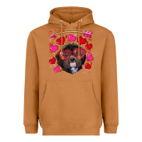 Meerkat valentine's day havanese dog Heavyweight Hoodie - RanaPortraitStore
