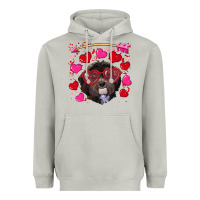 Moon Dust valentine's day havanese dog Heavyweight Hoodie - RanaPortraitStore