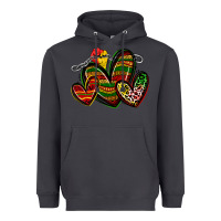 Smoke juneteenth hearts Heavyweight Hoodie - Zillion Design Studio