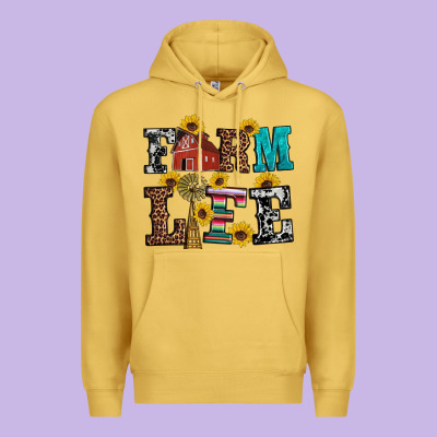 Western Farm Life Premium Hoodie Designed By Artiststas