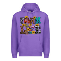 Purple western farm life Premium Hoodie - Artiststas