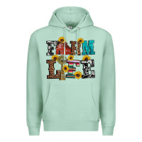 Seafoam western farm life Premium Hoodie - Artiststas