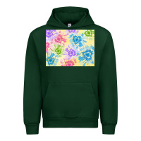 Forest Green tie dye heart shaped background 3200x2400 Urban Hoodie - AdoDesignShop