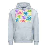 Heather Grey tie dye heart shaped background 3200x2400 Urban Hoodie - AdoDesignShop