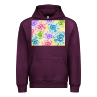 Mauve Wine tie dye heart shaped background 3200x2400 Urban Hoodie - AdoDesignShop