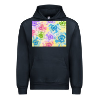 Navy tie dye heart shaped background 3200x2400 Urban Hoodie - AdoDesignShop