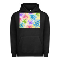 Pigment Black tie dye heart shaped background 3200x2400 Urban Hoodie - AdoDesignShop