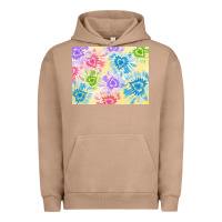 Pigment Burro tie dye heart shaped background 3200x2400 Urban Hoodie - AdoDesignShop