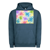 Pigment Midnight Navy tie dye heart shaped background 3200x2400 Urban Hoodie - AdoDesignShop