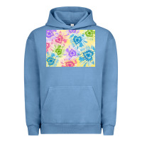 Pigment Pebble Blue tie dye heart shaped background 3200x2400 Urban Hoodie - AdoDesignShop