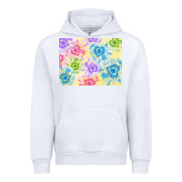 White tie dye heart shaped background 3200x2400 Urban Hoodie - AdoDesignShop