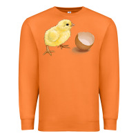 Carrot chick with egg Premium Sweatshirt - RanaPortraitStore