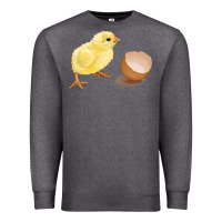 Chick With Egg Premium Sweatshirt | Teevron