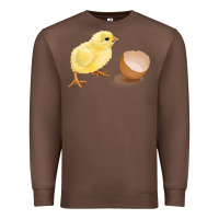 Chestnut chick with egg Premium Sweatshirt - RanaPortraitStore