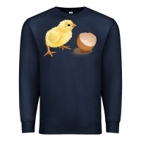 Navy chick with egg Premium Sweatshirt - RanaPortraitStore