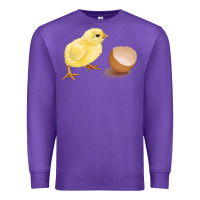 Purple chick with egg Premium Sweatshirt - RanaPortraitStore