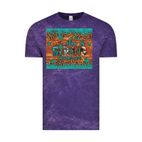 Cloud Purple she is strong gemstone sunflower leopard Vintage Tee - Artiststas