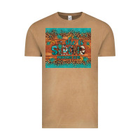 Vintage Camel she is strong gemstone sunflower leopard Vintage Tee - Artiststas
