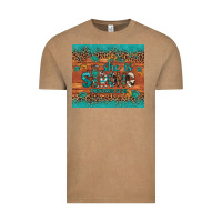 Vintage Coffee she is strong gemstone sunflower leopard Vintage Tee - Artiststas