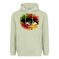 Matcha juneteenth eye Heavyweight Hoodie - Zillion Design Studio