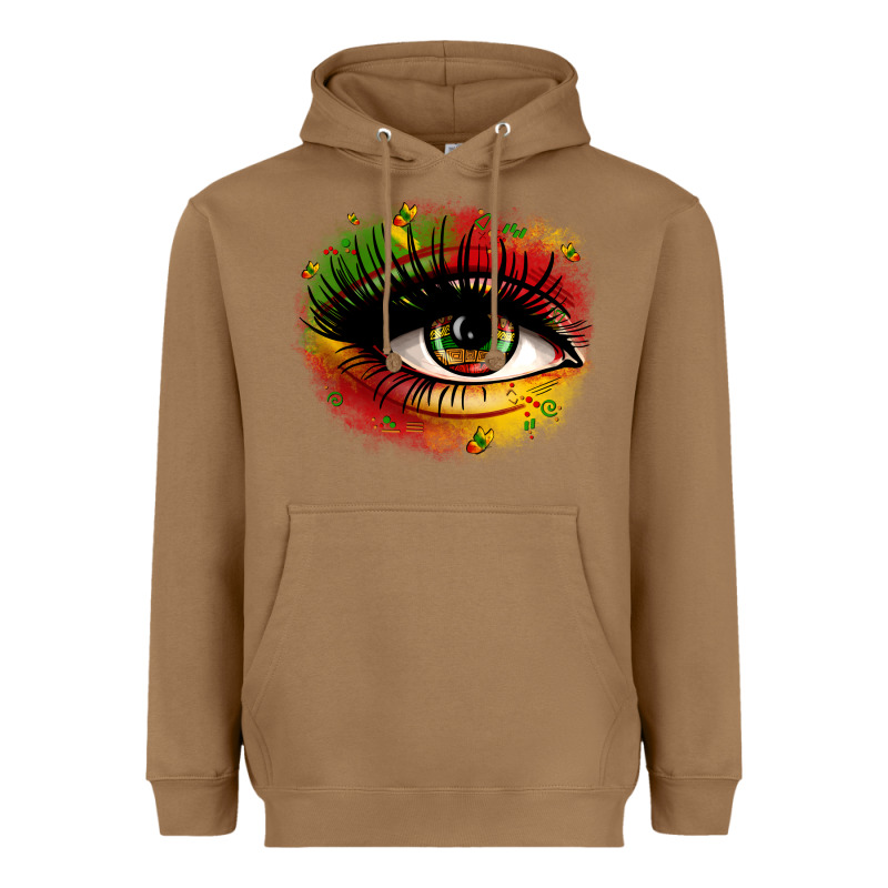 Juneteenth Eye Heavyweight Hoodie by Zillion Design Studio | Teevron