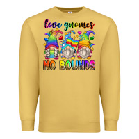 Antique Gold love gnomes no bounds Premium Sweatshirt - Zillion Design Studio