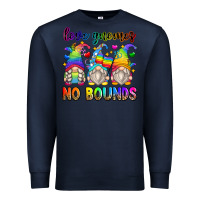 Navy love gnomes no bounds Premium Sweatshirt - Zillion Design Studio