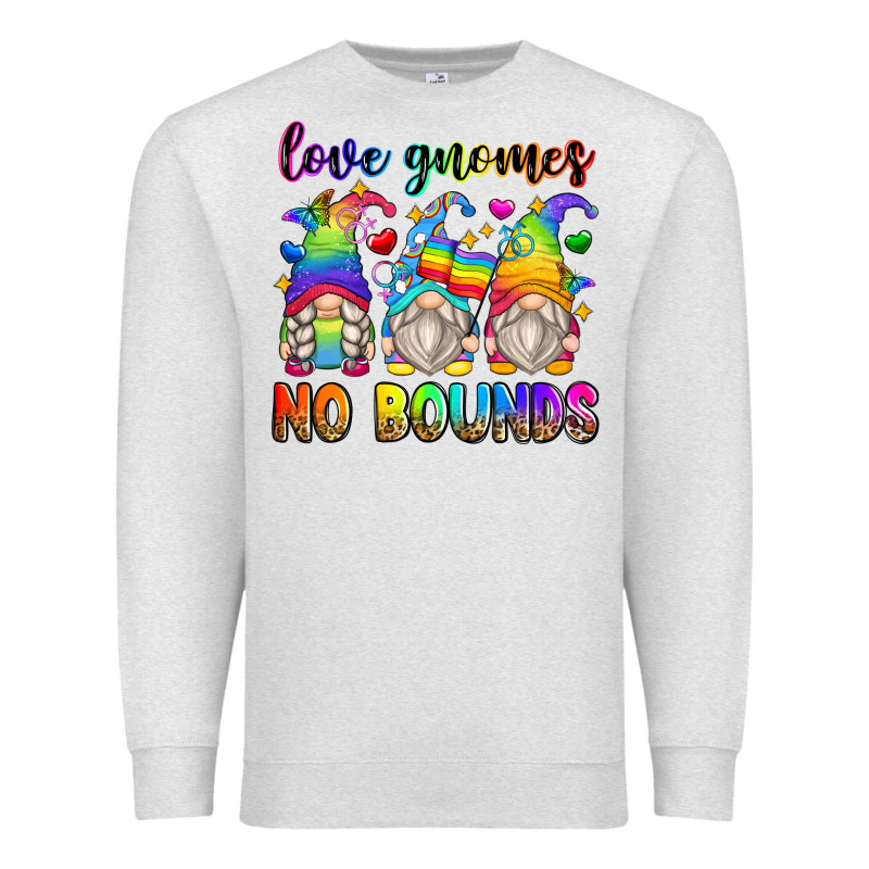 Love Gnomes No Bounds Premium Sweatshirt by Zillion Design Studio | Teevron