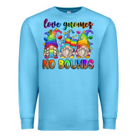 Ocean Blue love gnomes no bounds Premium Sweatshirt - Zillion Design Studio