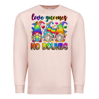 Pale Pink love gnomes no bounds Premium Sweatshirt - Zillion Design Studio