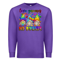 Purple love gnomes no bounds Premium Sweatshirt - Zillion Design Studio