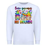 White love gnomes no bounds Premium Sweatshirt - Zillion Design Studio