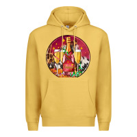 Antique Gold christmas champagne bottle and champagne's Premium Hoodie - AdoDesignShop