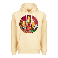 Pina Colada christmas champagne bottle and champagne's Premium Hoodie - AdoDesignShop