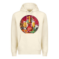 Sandshell christmas champagne bottle and champagne's Premium Hoodie - AdoDesignShop
